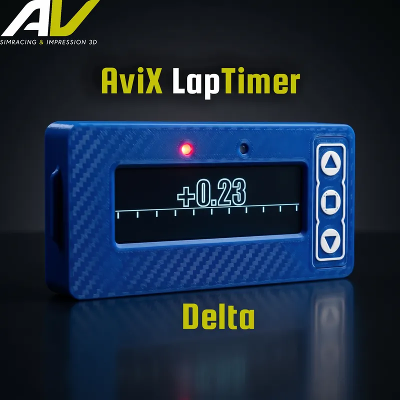 Écran Temps au tour — AviX Lap Timer